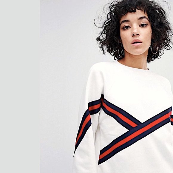 Evidnt Striped Detail Sweatshirt - Picture 3 of 8